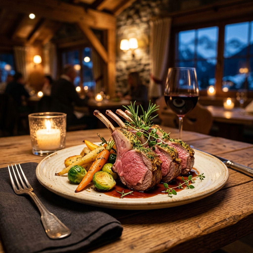 Gourmet Essen in der Almhütte